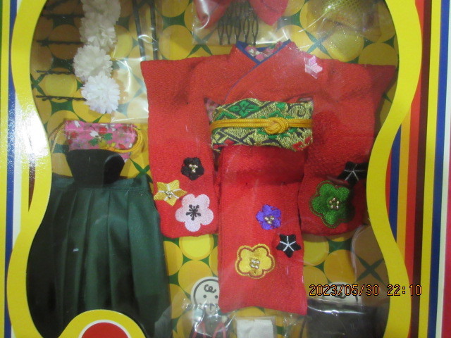 【未使用】ネオブライス　ドレスセット　プラムブロッサム　着物 1 希少 レア 珍品 入手困難 2003 ブライス ドレスセット プラム