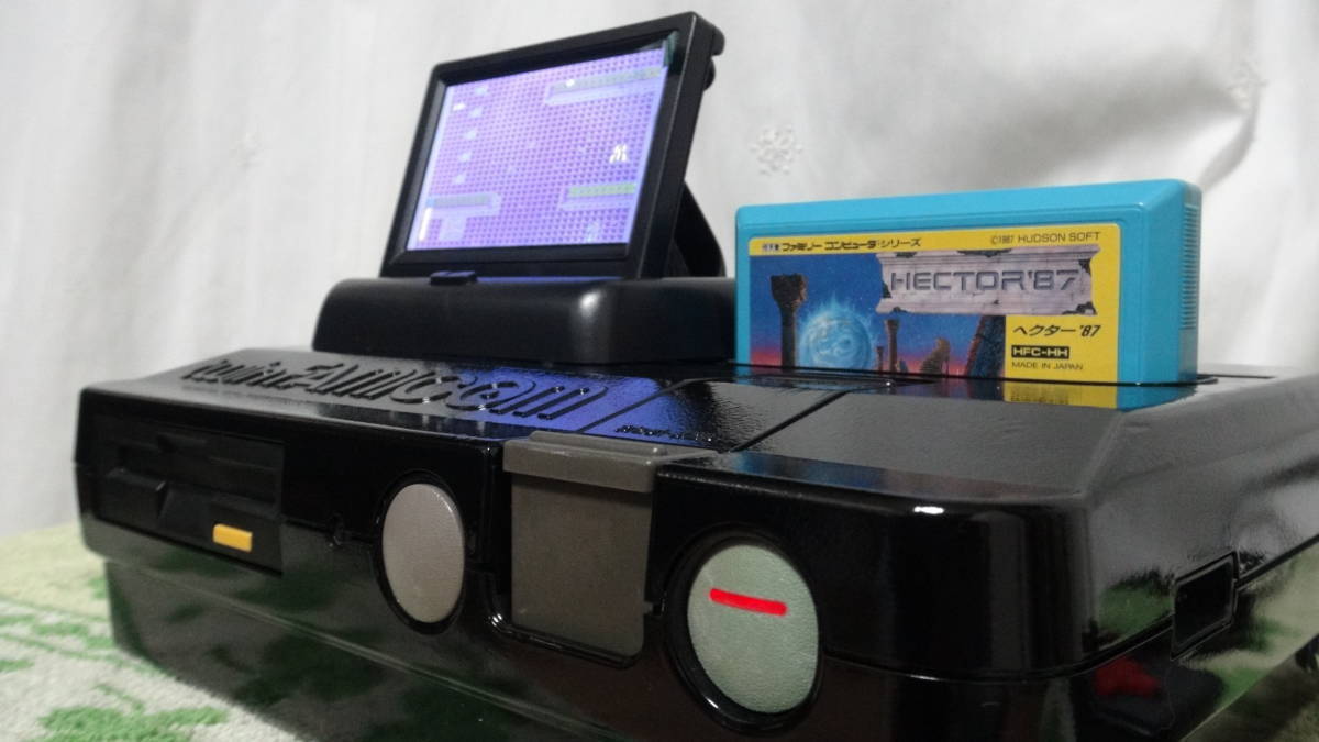 ツインファミコン 『再塗装・液晶モニター&スピーカー内蔵！』完全整備 