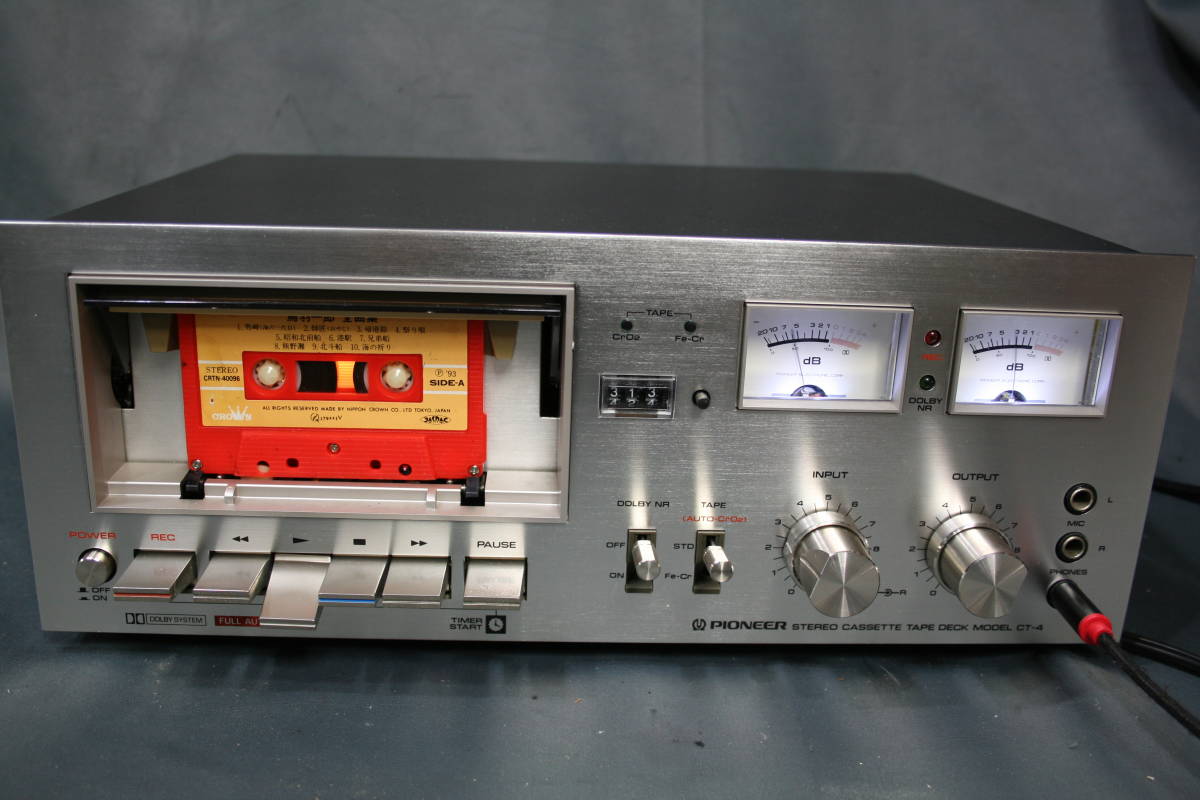 Pioneer パイオニア カセットデッキ CT-415 修理済 全機能動作 Pioneer
