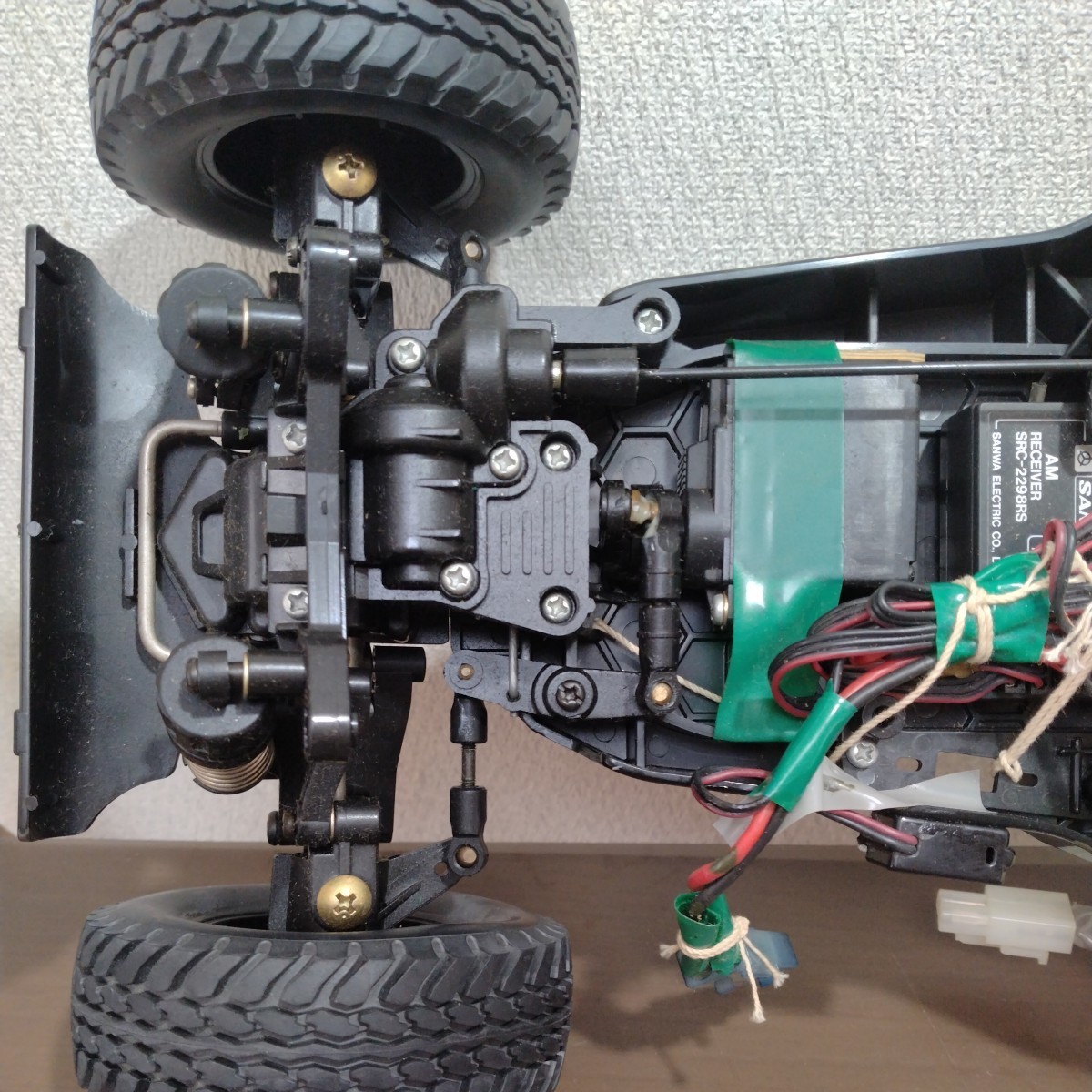 ジャンク] タミヤ TA01 シャーシ 中古 M1025 ハマー (TAMIYA TA01 