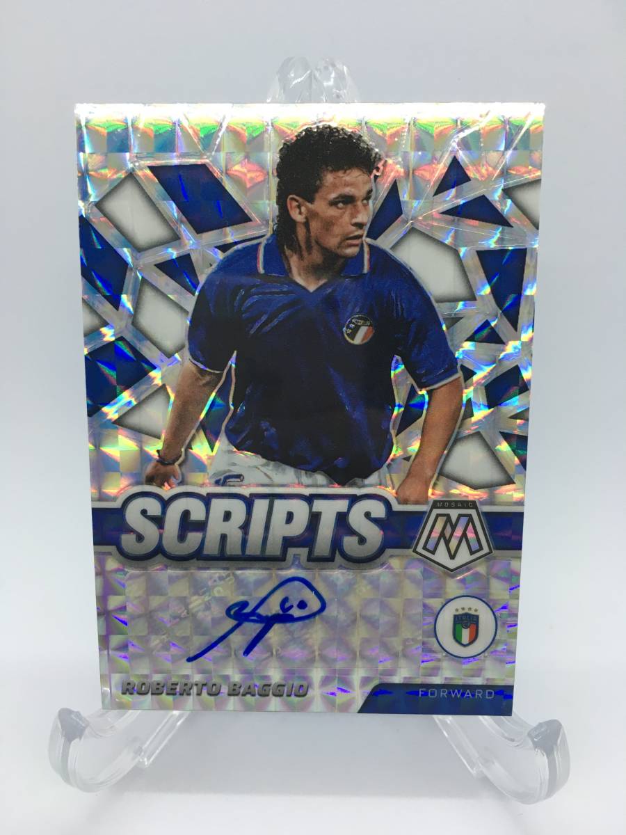ロベルト バッジョ 直筆サインカード 2021-22 パニーニ Panini Mosaic