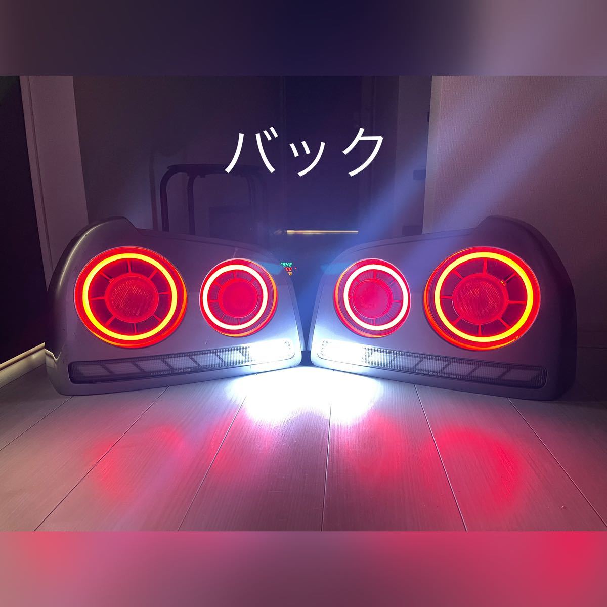 er34 スカイラインテール加工フルLED流れるウインカー。(テールライト 