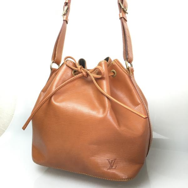 1円 美品 ルイヴィトン エピ プチノエ 巾着 ショルダーバッグ