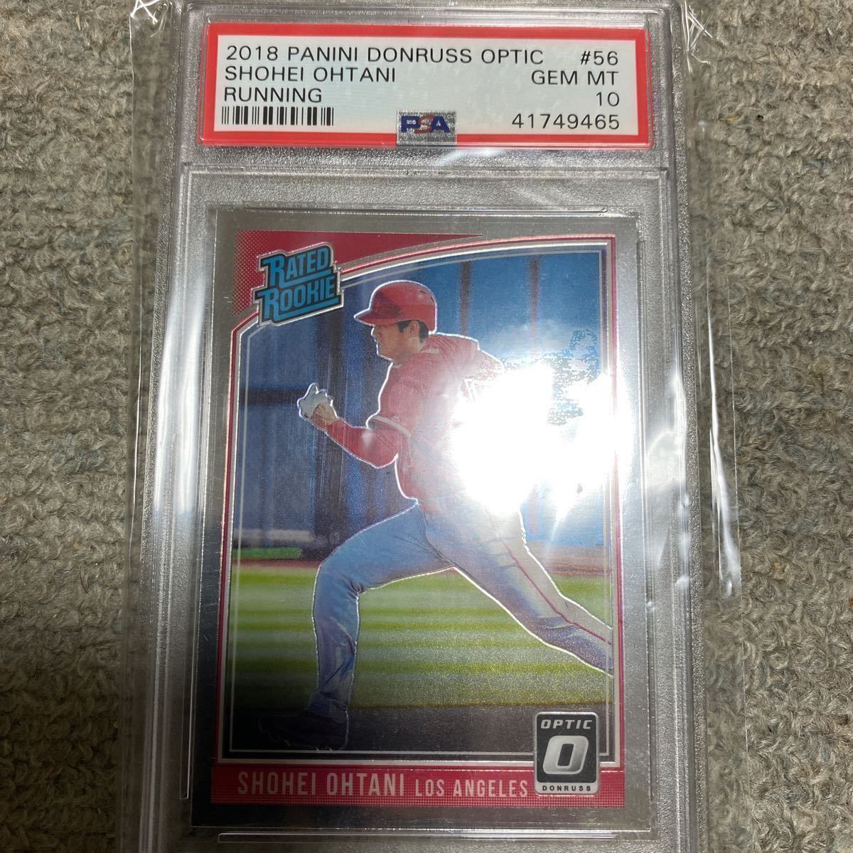 2018 Panini Donruss Optic - Rated Rookie Batting #56 Shohei Ohtani 