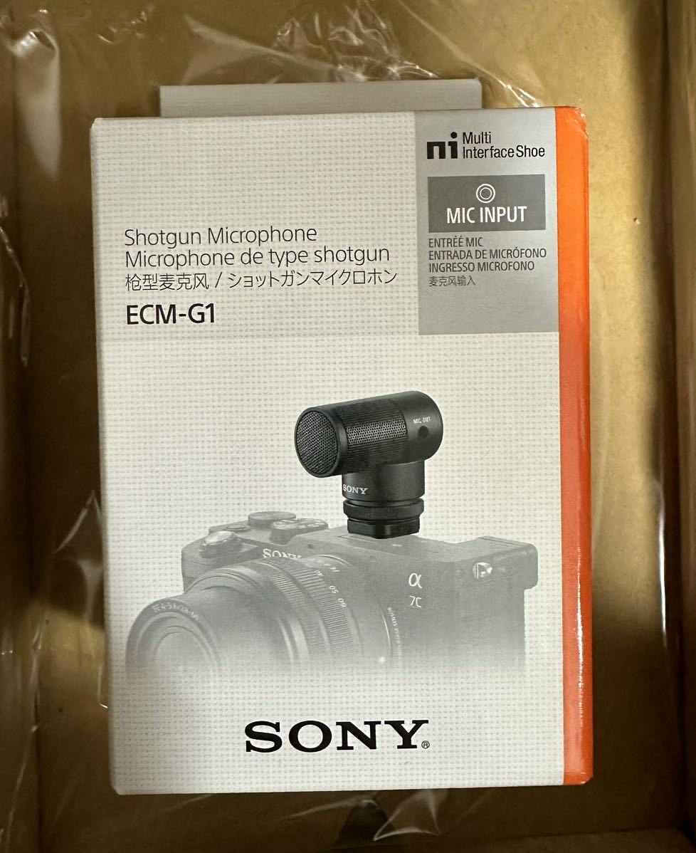 Sony マイク ECM-G1 ソニー【新品・未使用】 Sony マイク ECM-G1 ソニー【新品・未使用】