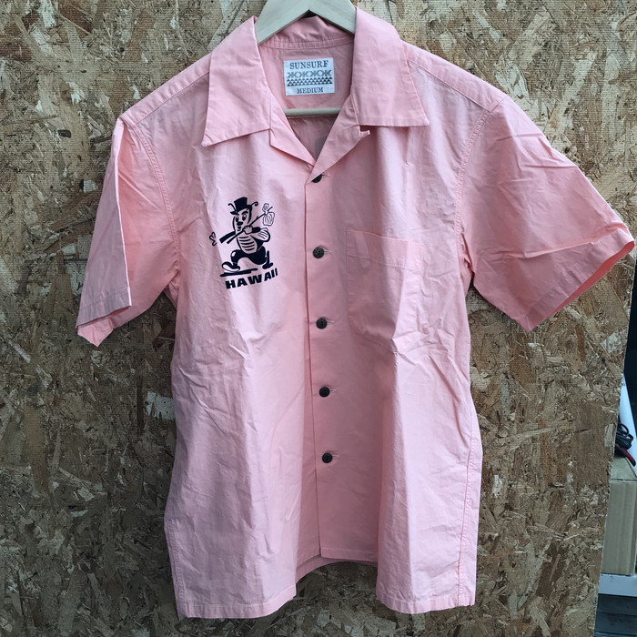 SUNSURF アロハシャツ HAWAII メンズ ピンク 表記サイズ：M [jgg]