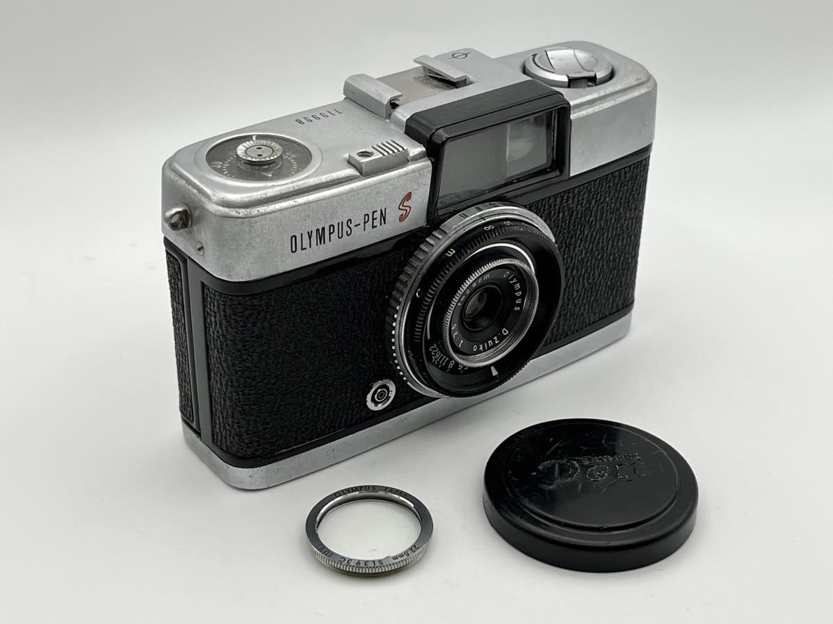 カメラ、光学機器 試写済：オリンパス ペンS 28mmf3.5