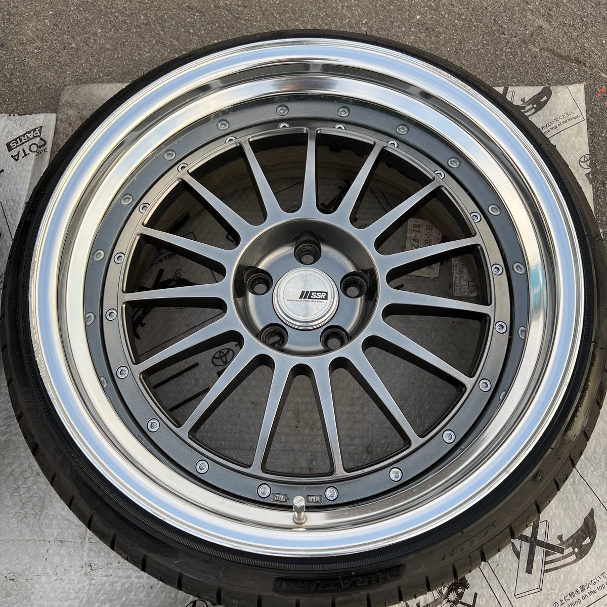SSR プロフェッサー TF1 19インチ 深リム 9.5j 10.5j 中古品 (ラジアル 