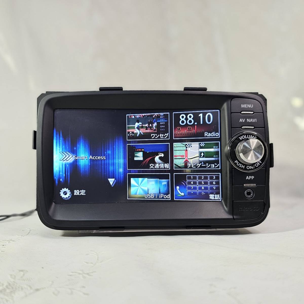 スズキ 純正 Clarion製 QY-1005 メモリーナビ /ワンセグTV/MP3/WMA/SD