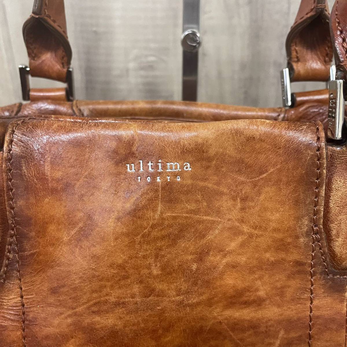 2561- ultima TOKYO ウルティマ トーキョー レザートートバッグ 