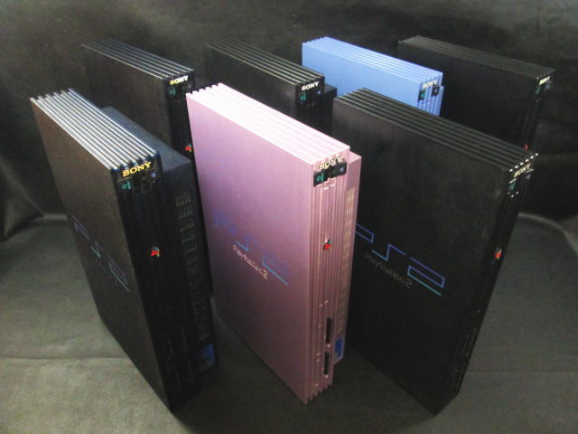 【PlayStation2 SCPH-30000/39000 RC/39000 TB/50000 他 本体 7台まとめて】PS2/プレステ2/SONY/ソニー/未確認/ジャンク
