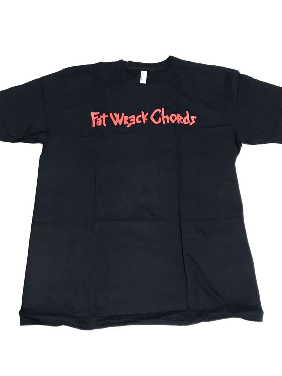 L ⁄ LOGO T-SHIRT (BLACK)⁄FAT WRECK CHORDS OFFICIAL GOODS