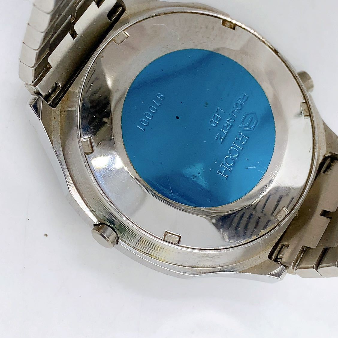 5AA206 RICOH リコー レア RIQUARTZ-LED 腕時計 デジタル リクォーツ 