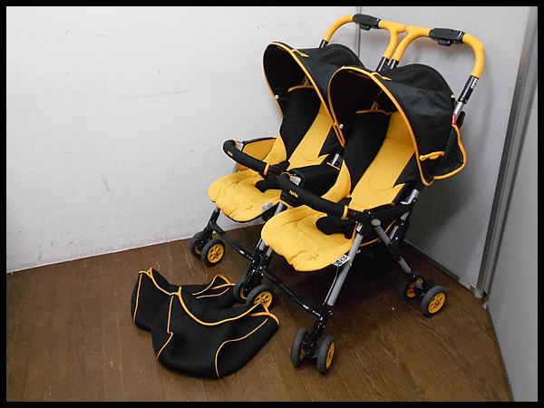 アップリカ ネルッコベッドツインズサーモ 95347 2人乗り