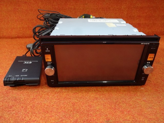 中古 日産純正 MP314D-W 2017年地図 メモリーナビ/DVD/Bluetooth 