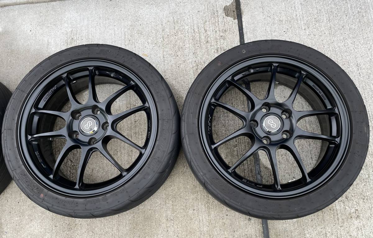ENKEI PF01 17インチ 114.3 7j+45 5穴 4本 NANKANG NS-2R 205/45r17