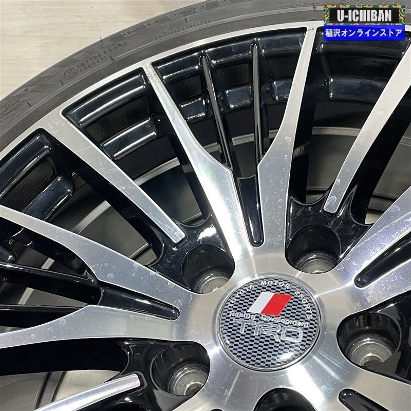 215/45R18 ヴォクシー ノア 3ナンバー 等 TRDキャップ付きホイール7.5 