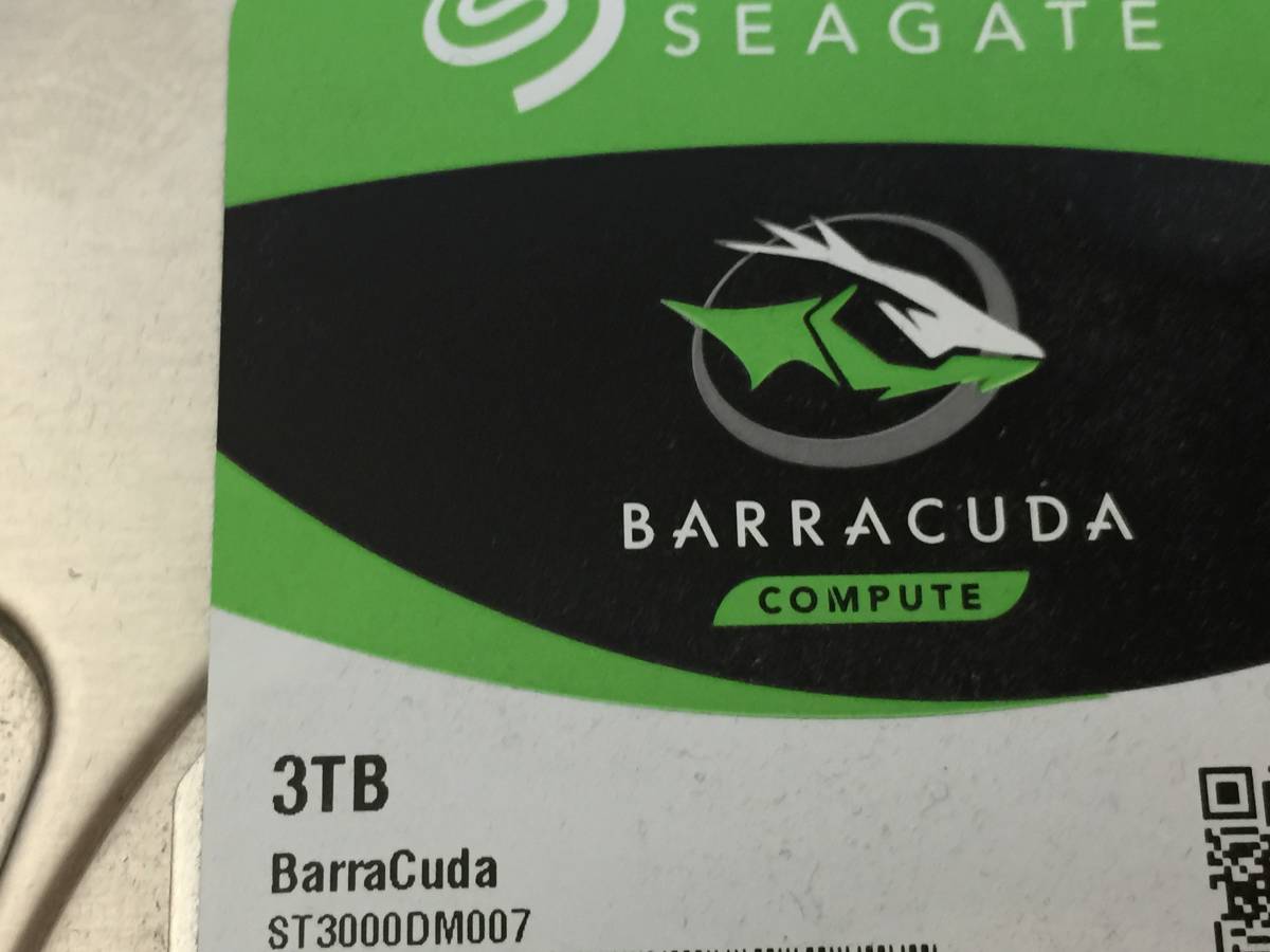 3TB HDD ST3000DM007 使用時間361時間 正常 コンピュータ 3TB HDD