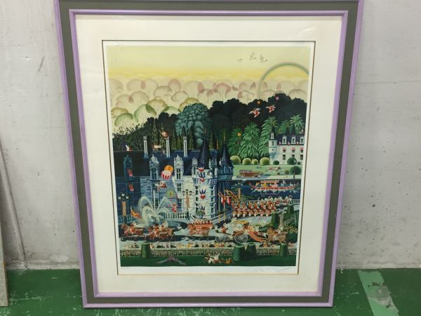 ヒロ・ヤマガタ　シルクスクリーン絵画　