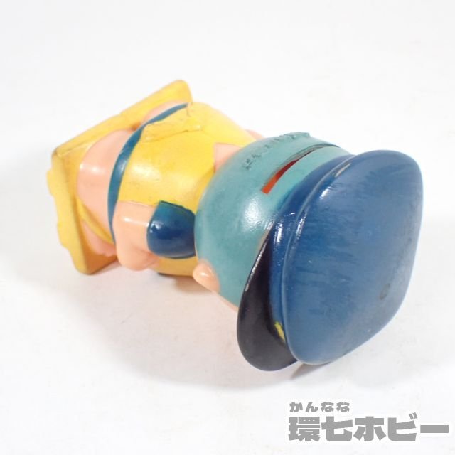 1QG16◇当時物 太陽神戸銀行 フクちゃん ソフビ 貯金箱/フィギュア