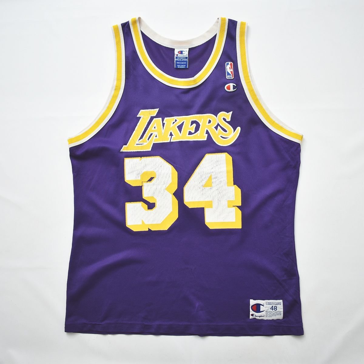 ☆00s ヴィンテージ チャンピオン NBA LAKERS #34 シャキール オニール