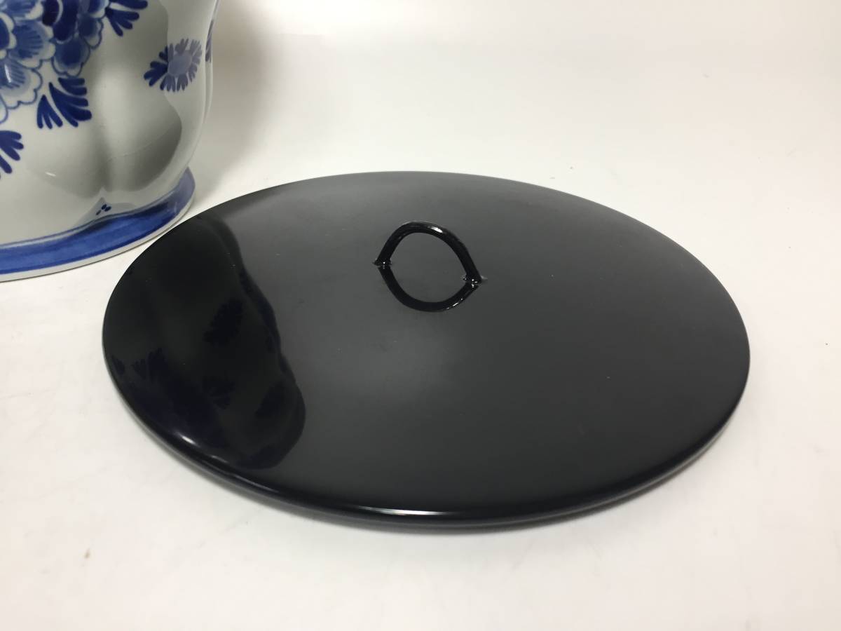 京都$⑧ オランダ陶磁 『 ロイヤル・デルフト 水指 』 De Porceleyne