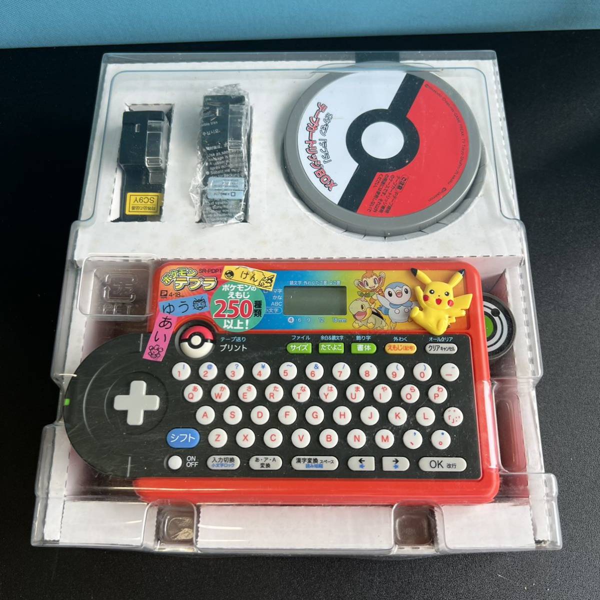 西542 ポケモン テプラ SR-PDP1 テプラPRO KING JIM 付属品 箱付き 