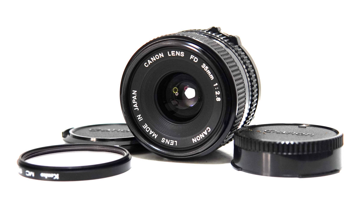 選べるサイズ展開 外観極上☆キヤノン Canon NEW FD 35mm F2.8☆#3472