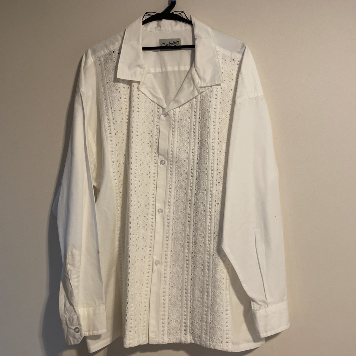 テンダーロイン ウール100%オープンカラーシャツ 長袖 L TENDERLOIN