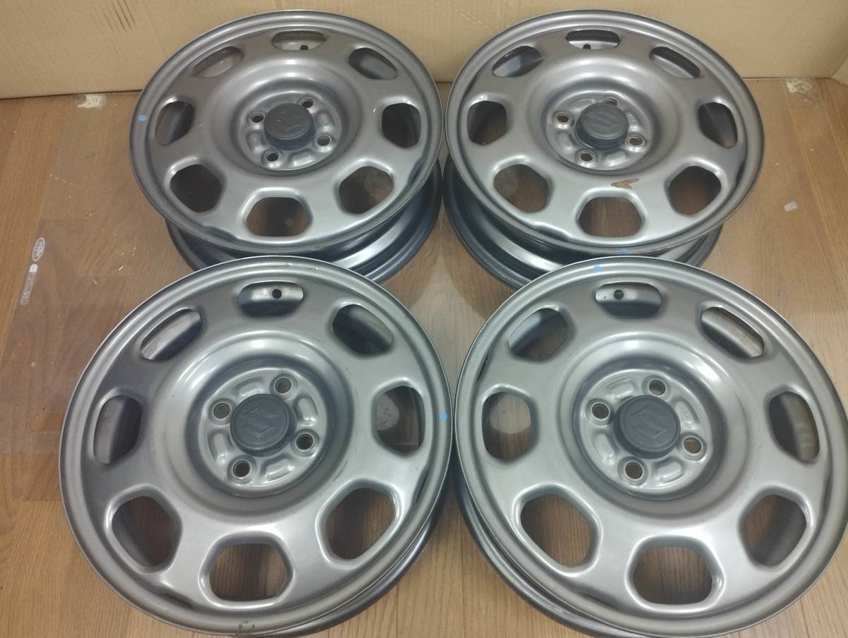 スズキ ハスラー 純正 スチールホイール 4本セット 15インチ×4.5J 4穴