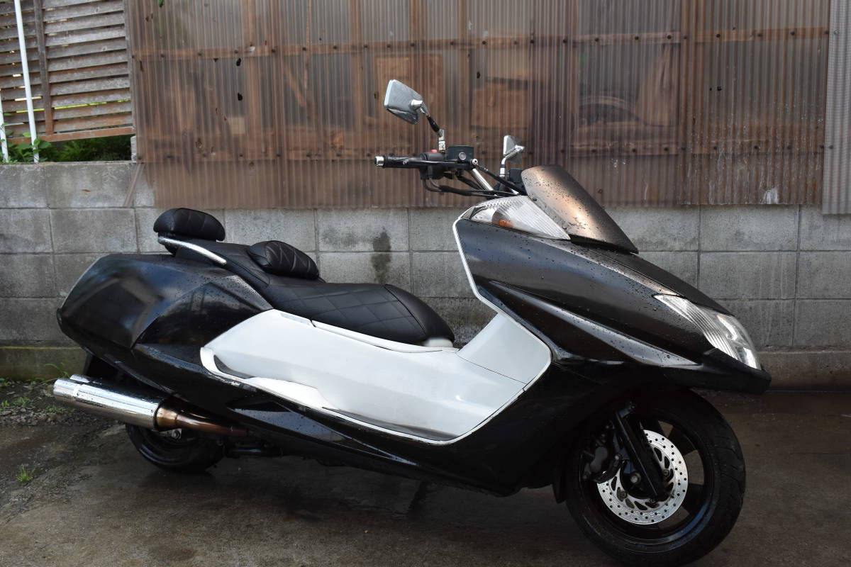 距離少なめ！マグザム！ ヤマハ マグザム250 赤 超ローダウン 44000 
