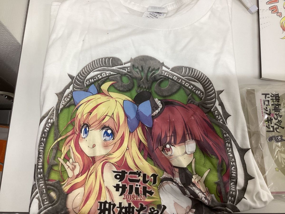 現状】邪神ちゃんドロップキック グッズ まとめ売り 缶バッジ クリア 