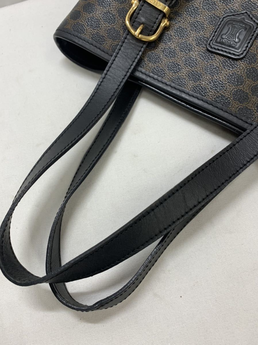 CELINE セリーヌ マカダム DM98/1 ハンドバッグ トートバッグ 中古美品 