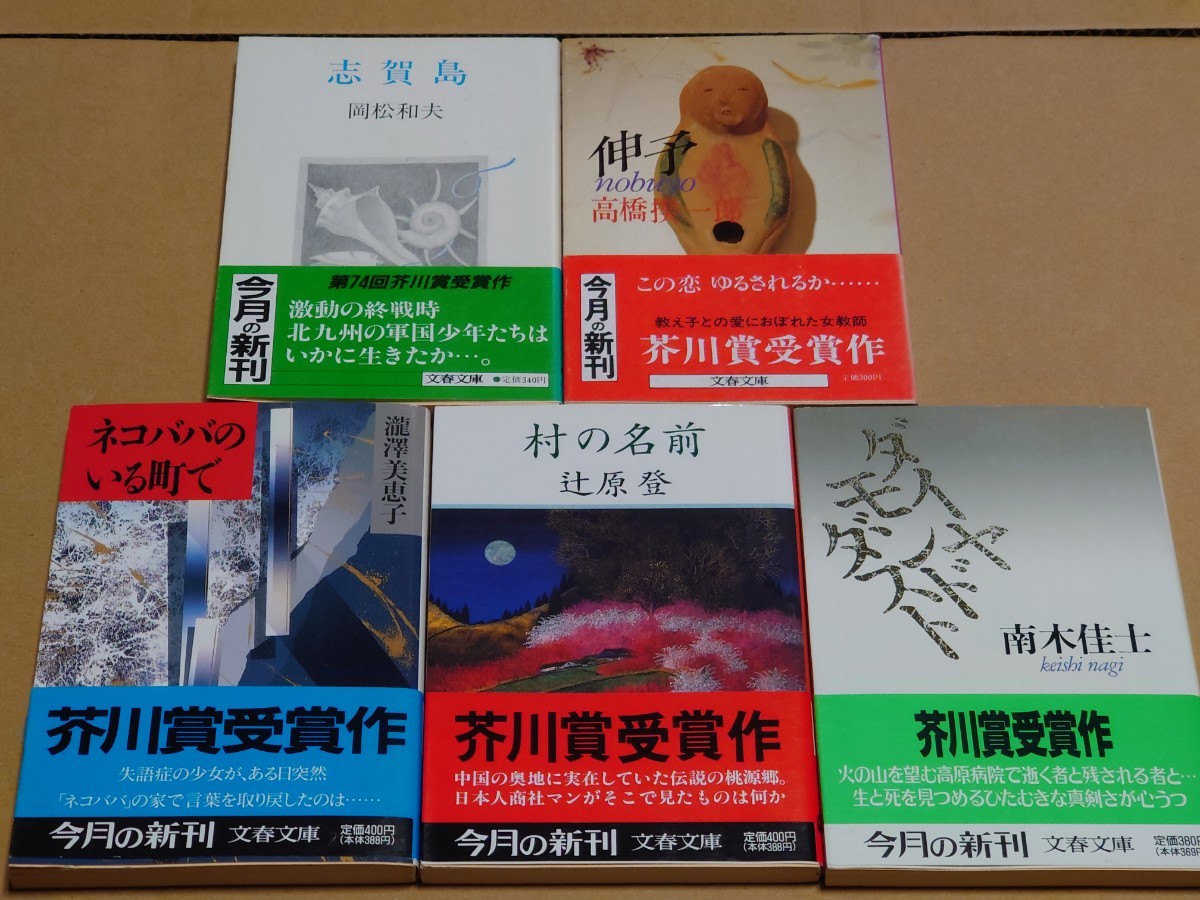 初版帯】芥川賞受賞作 文庫11冊セット 絶版 品切 講談社文庫 河出文庫 
