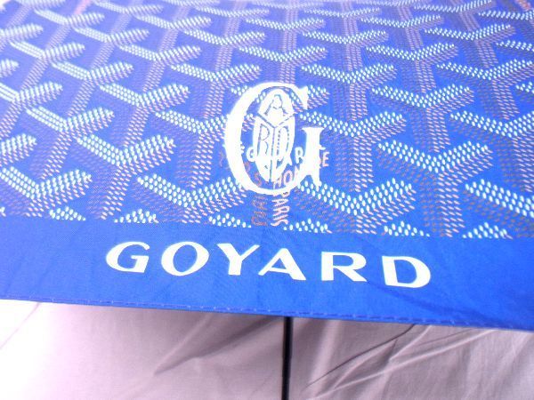 □極美品□ GOYARD ゴヤール 総柄 3段折り ワンタッチ式 折りたたみ傘 