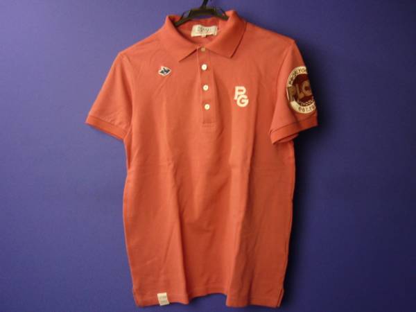 USED★PEARLY GATES★パーリーゲイツ　ピンク系　ポロシャツ　5