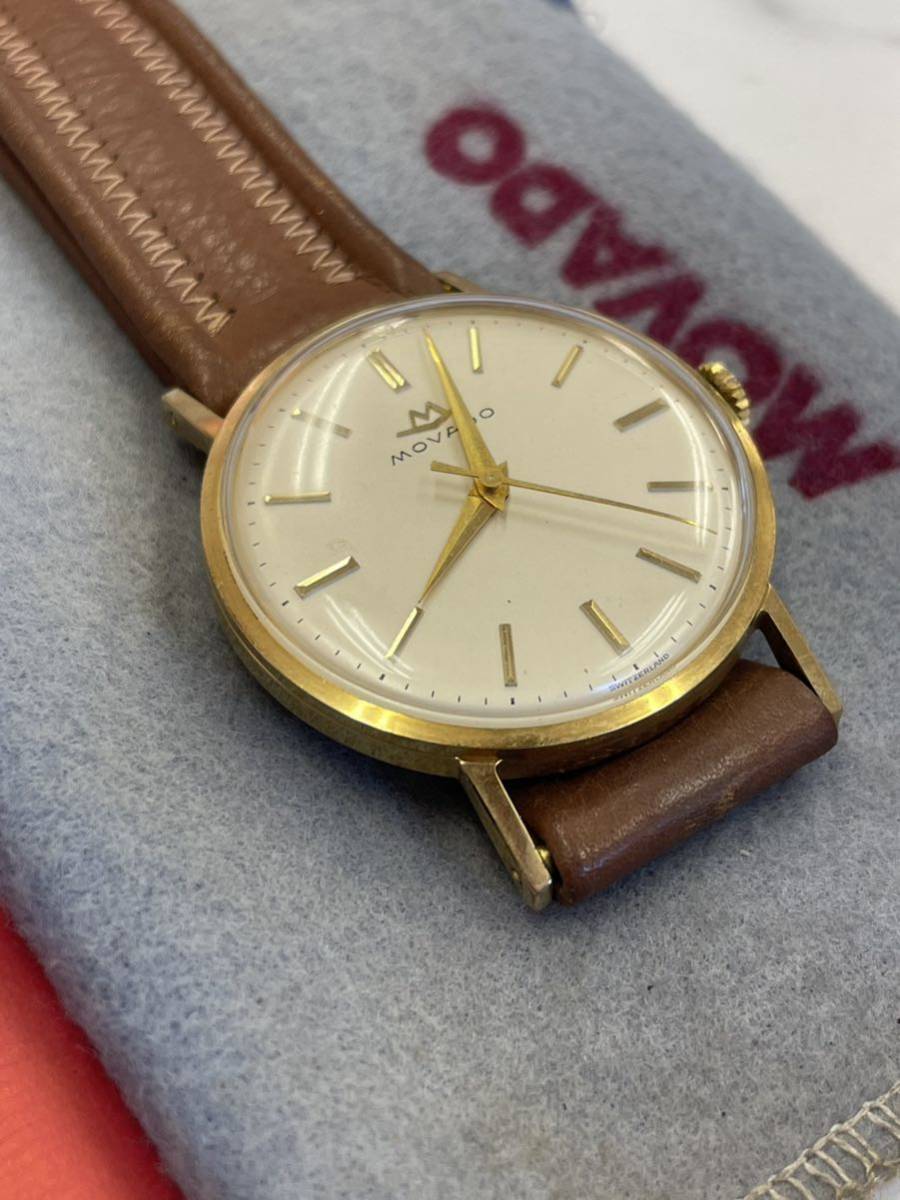 23.未使用・デットストック・不動品・MOVADO モバード 手巻き メンズ 