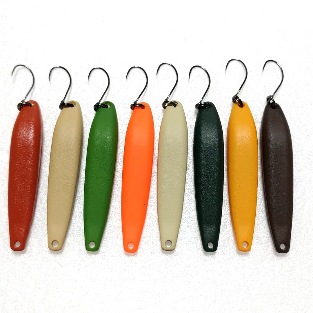 【中古未使用品】カルテラス パトラ +GF30 2.1g 8枚セット エリア 管釣り 管理釣り場 オリカラ 限定 トラウト 同梱OK 送料140円(定形外)