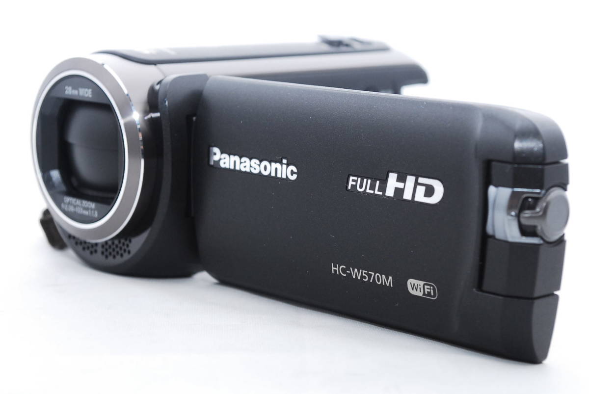 パナソニック HDビデオカメラ W570M ワイプ撮り 90倍ズーム