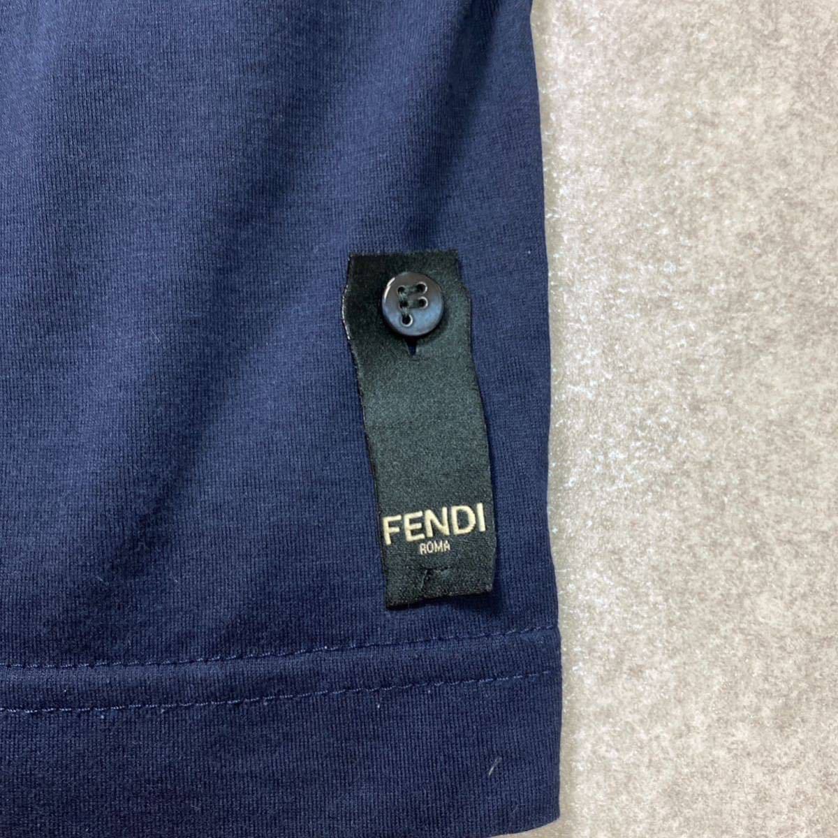 美品 FENDI フェンディ Tシャツ モンスターTシャツ スパンコール 