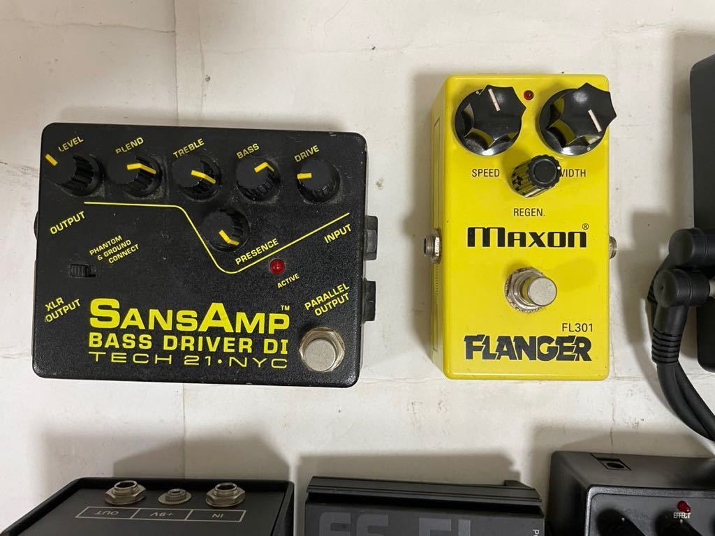 音楽機材エフェクター フットスイッチまとめSANSAMP BASS DRIVER DI 