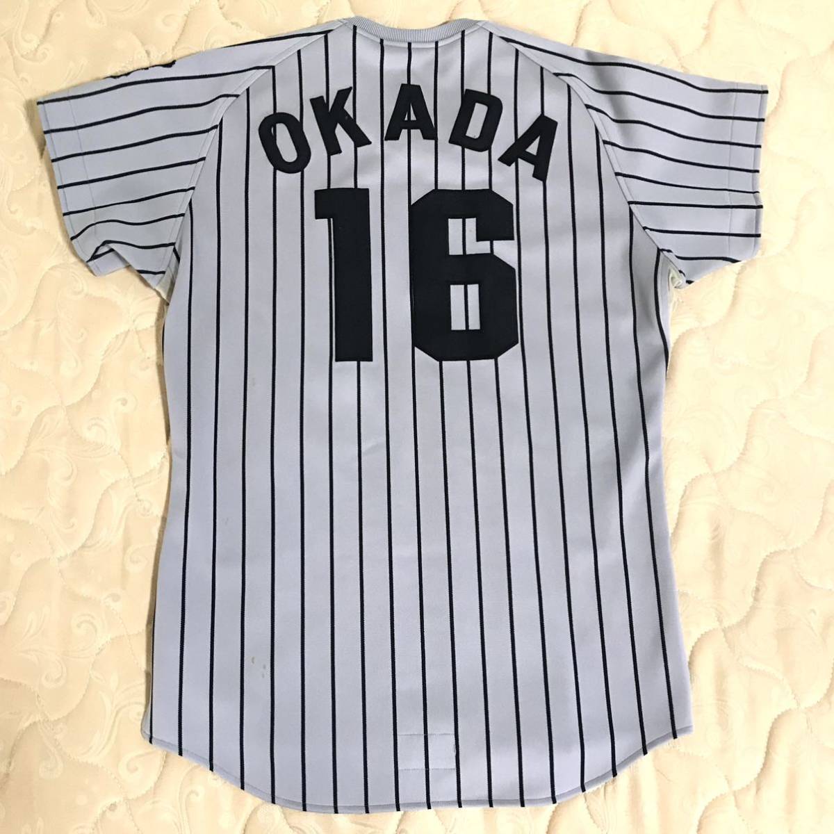 阪神タイガース No.16 岡田彰布 選手 支給ユニフォームジャージ 1992年