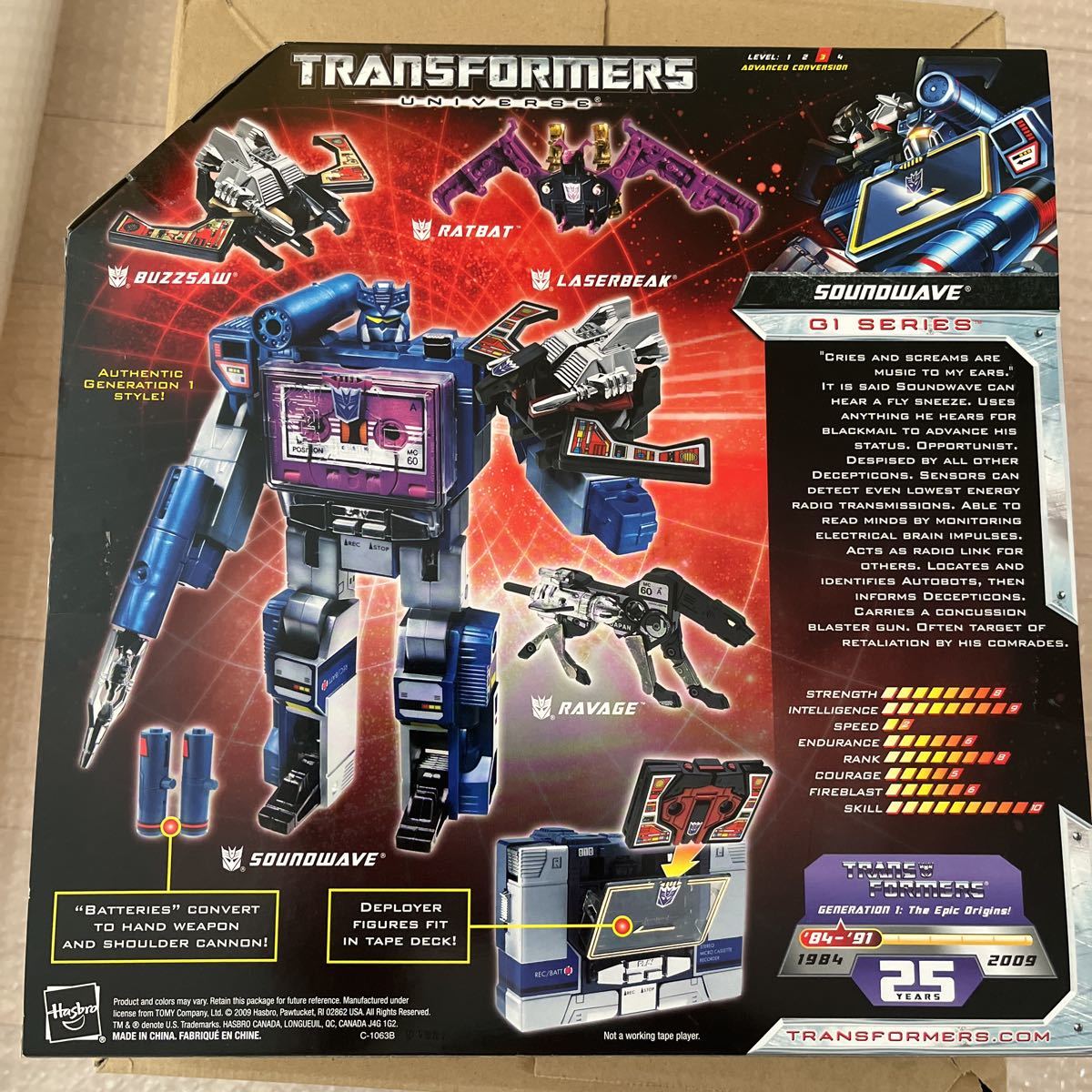 TOY SDCC2009コミコン限定 トランスフォーマー ユニバース 25th 