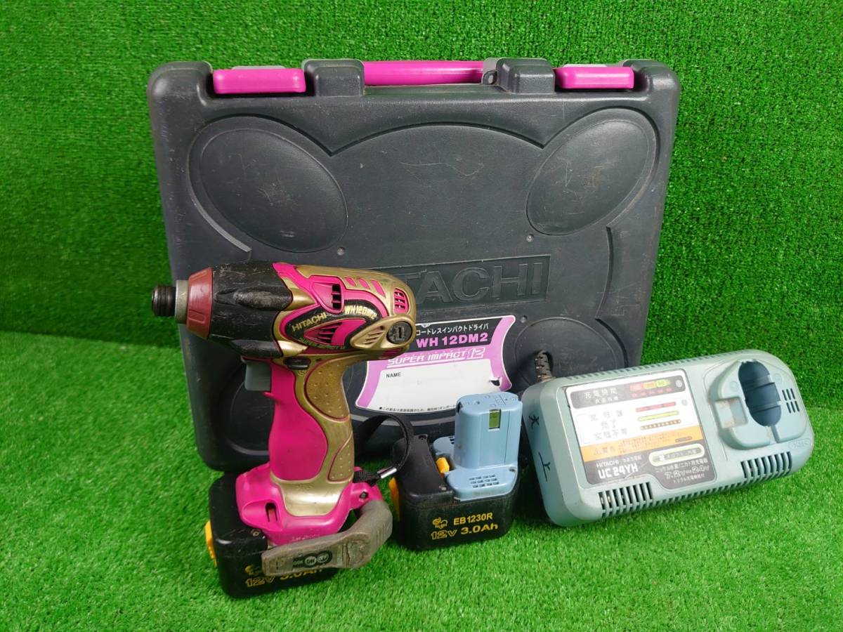 HITACHI 日立 WH 12DM2 コードレス インパクトドライバー バッテリー 