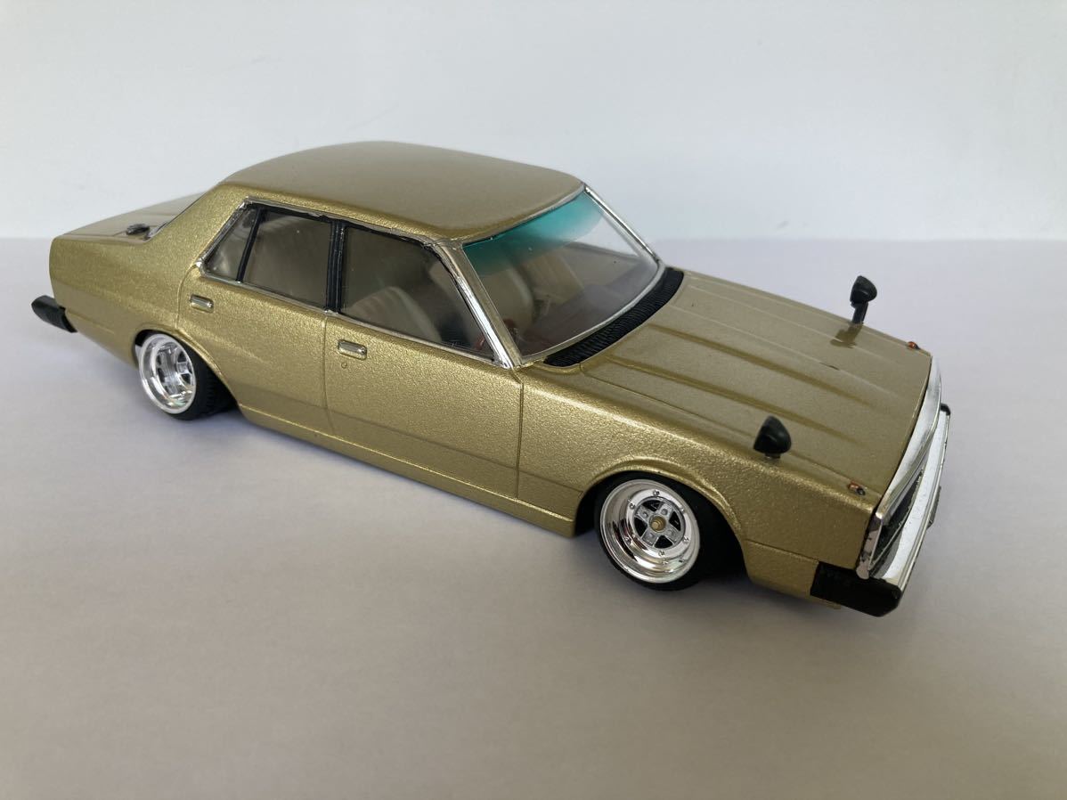 アオシマ スカイライン ジャパン日産 旧車 完成品 街道レーサー 1/24