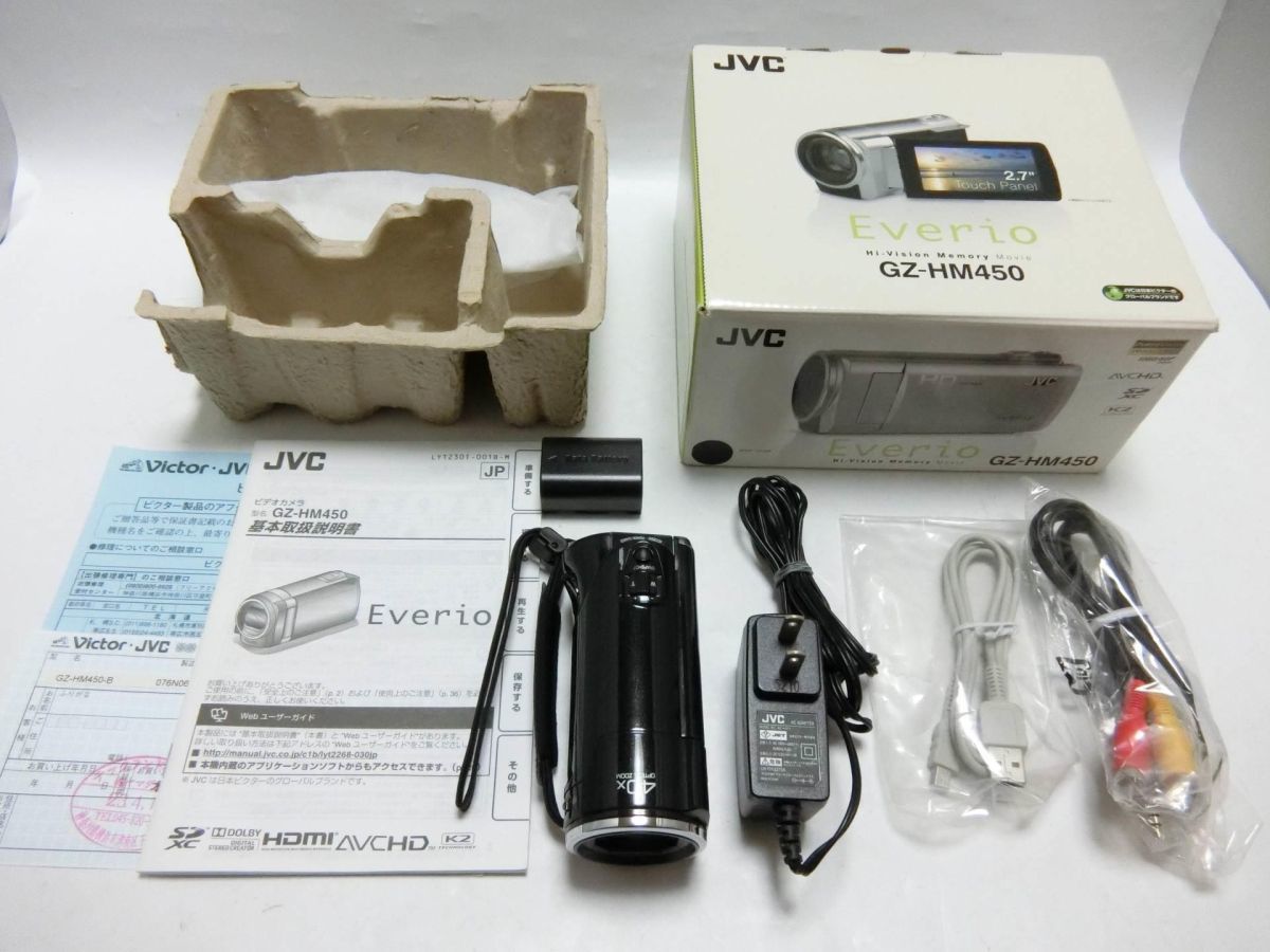 JVCケンウッド JVC 8GBフルハイビジョンメモリームービー クリア