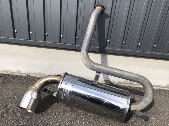 プレオ MT5 スパーチャージャー フジツボマフラー