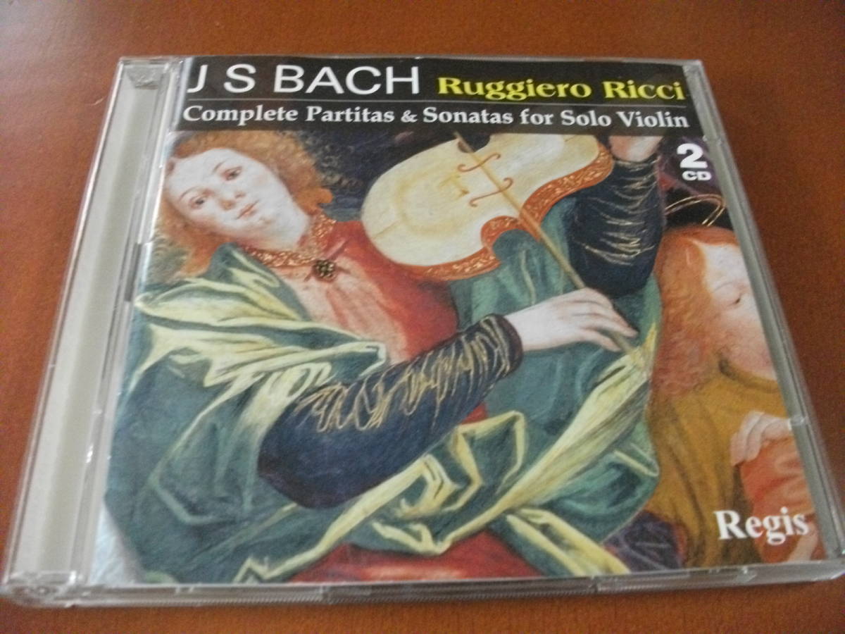 【2CD】ルジェーロ・リッチ バッハ / 無伴奏ヴァイオリンのためのソナタとパルティータ（全曲） Riggiero Ricci (1981)　