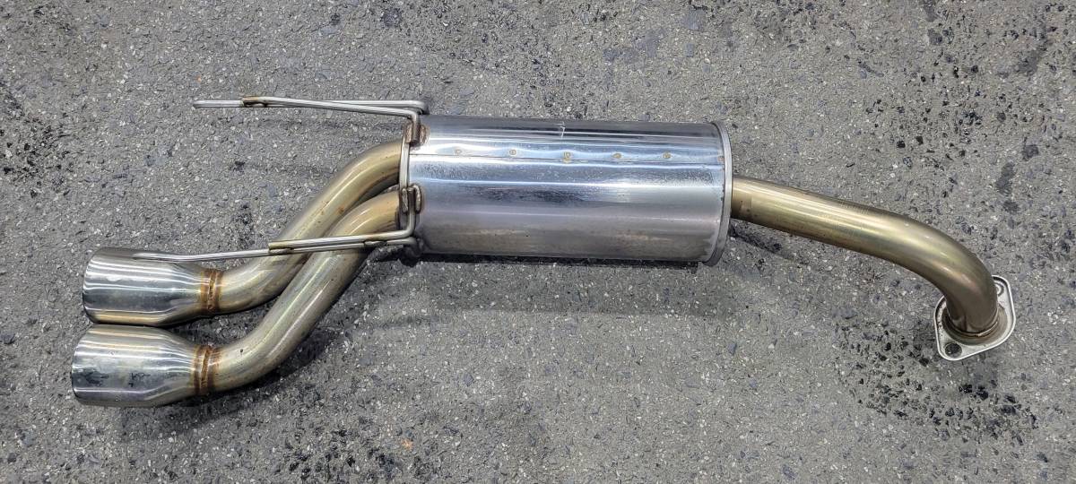 中古 ホンダ GE8 フィット 社外マフラー TRUST GReddy トラスト  