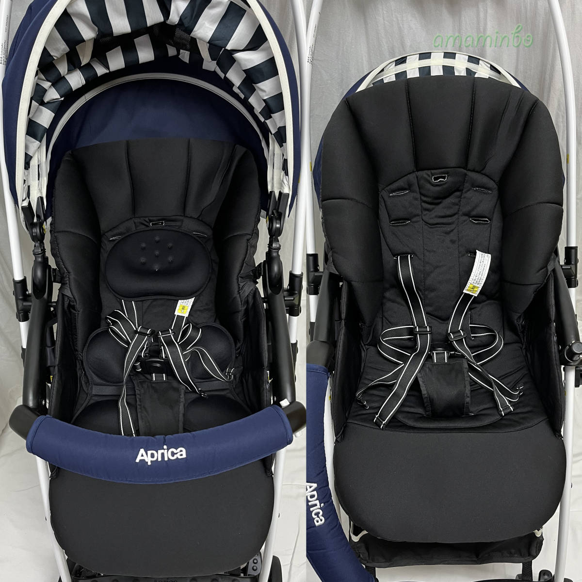 送料無料☆超美品☆ アップリカ ラクーナエアー AB Aprica ベビーカー